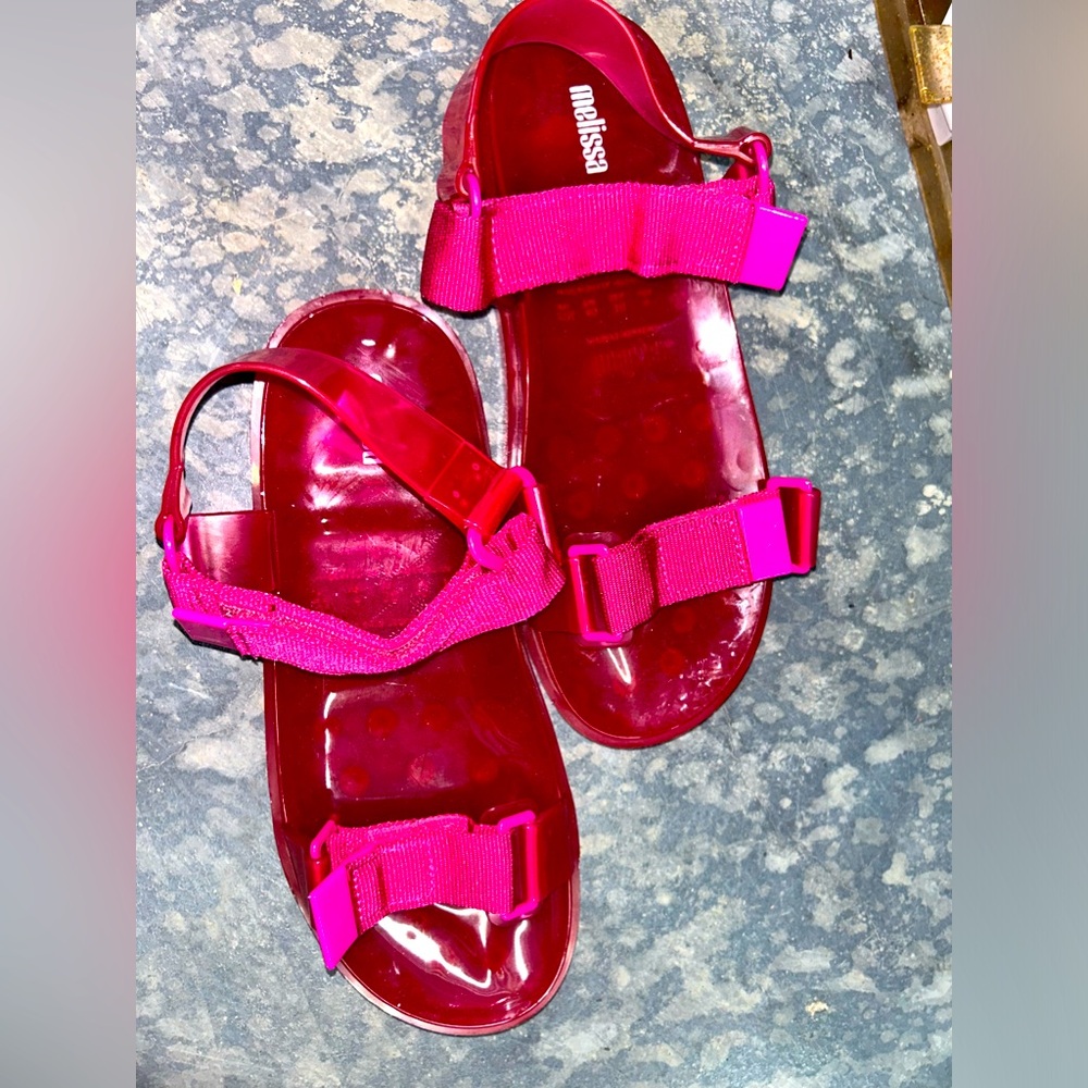 Pink Melissa sandals